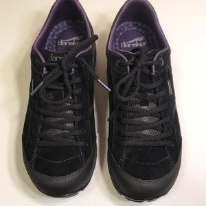 Dansko Paisley Black Suede Women Shoes